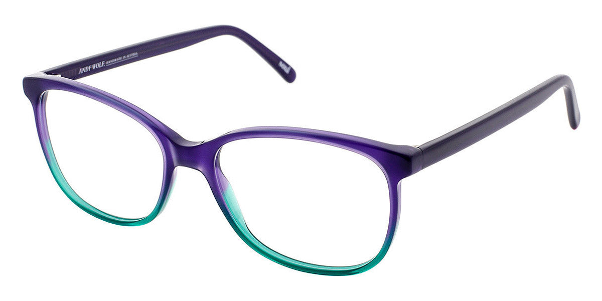 Andy Wolf® 5035 AW 5035 7 54 - Violet/Teal 7 Eyeglasses