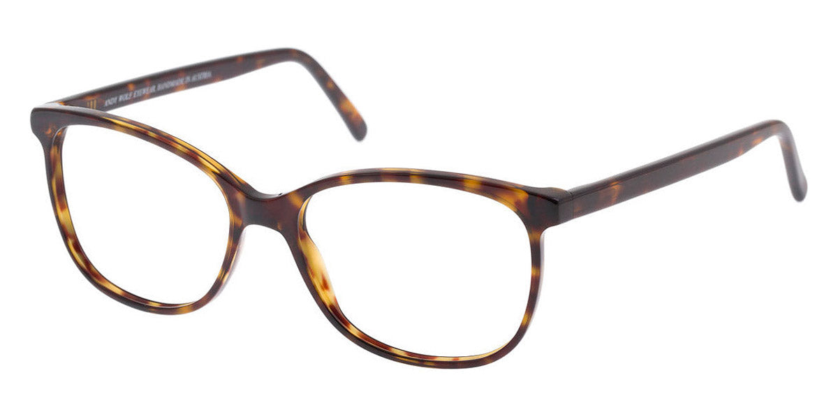 Andy Wolf® 5035 AW 5035 B 54 - Brown/Yellow B Eyeglasses