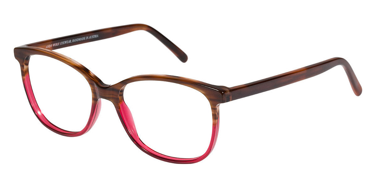 Andy Wolf® 5035 AW 5035 W 54 - Brown/Berry W Eyeglasses