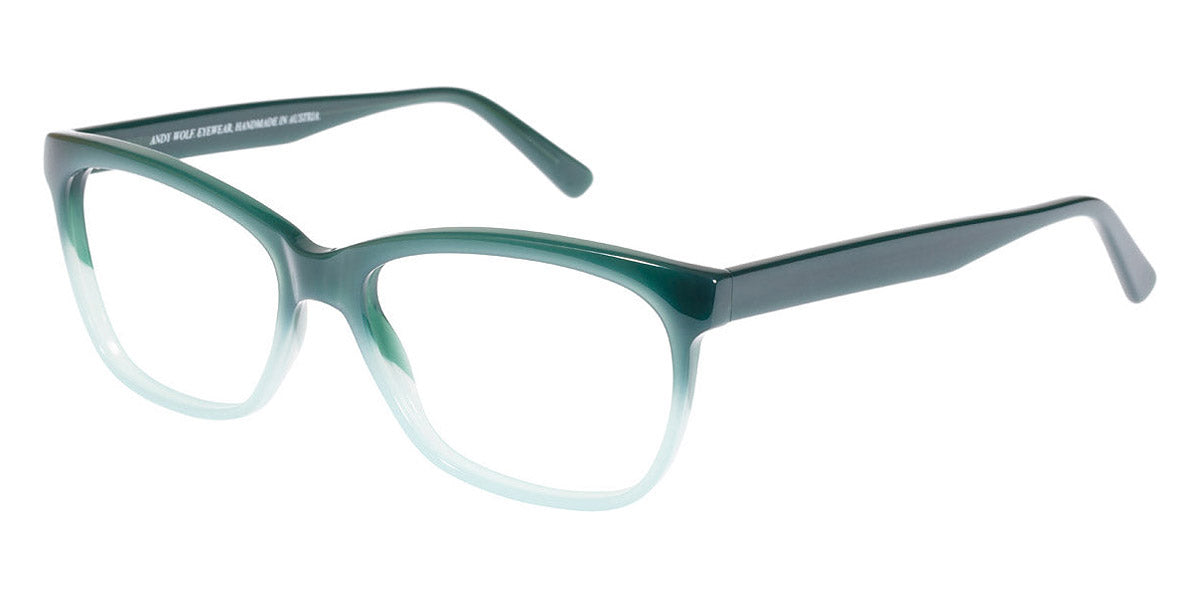 Andy Wolf® 5036 AW 5036 L 55 - Teal/White L Eyeglasses