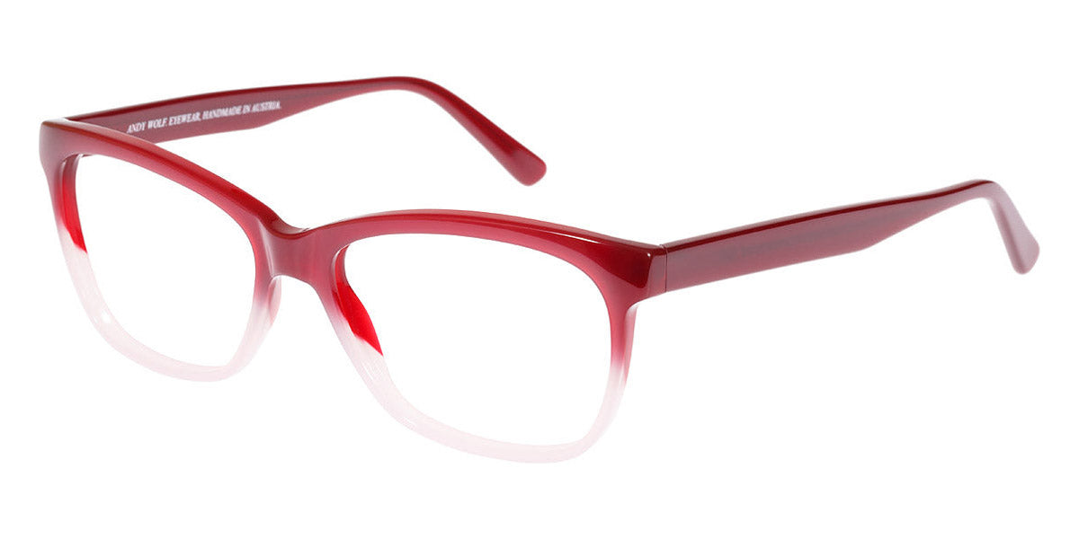 Andy Wolf® 5036 AW 5036 N 55 - Red/White N Eyeglasses