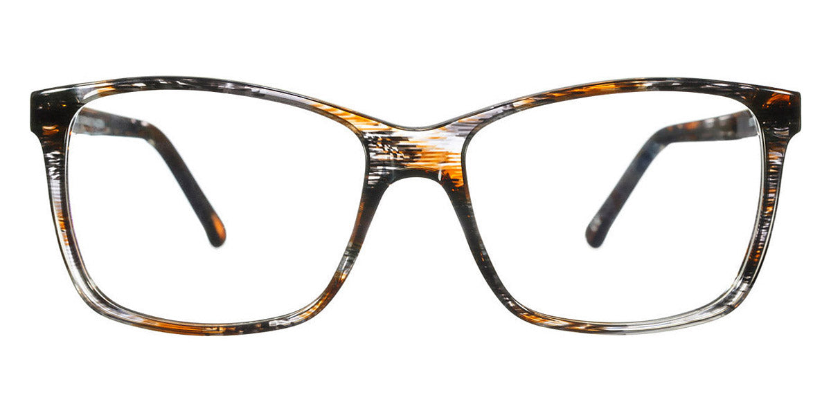 Andy Wolf® 5037 AW 5037 J 54 - Brown/Black J Eyeglasses