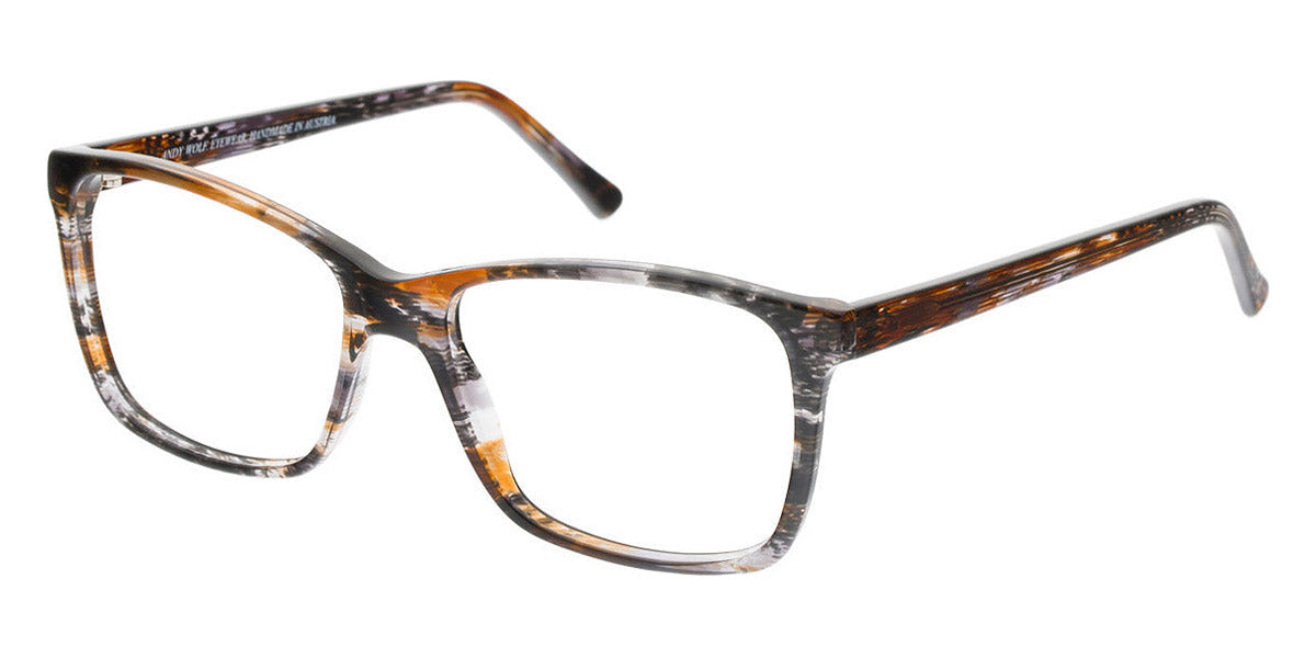 Andy Wolf® 5037 AW 5037 J 54 - Brown/Black J Eyeglasses