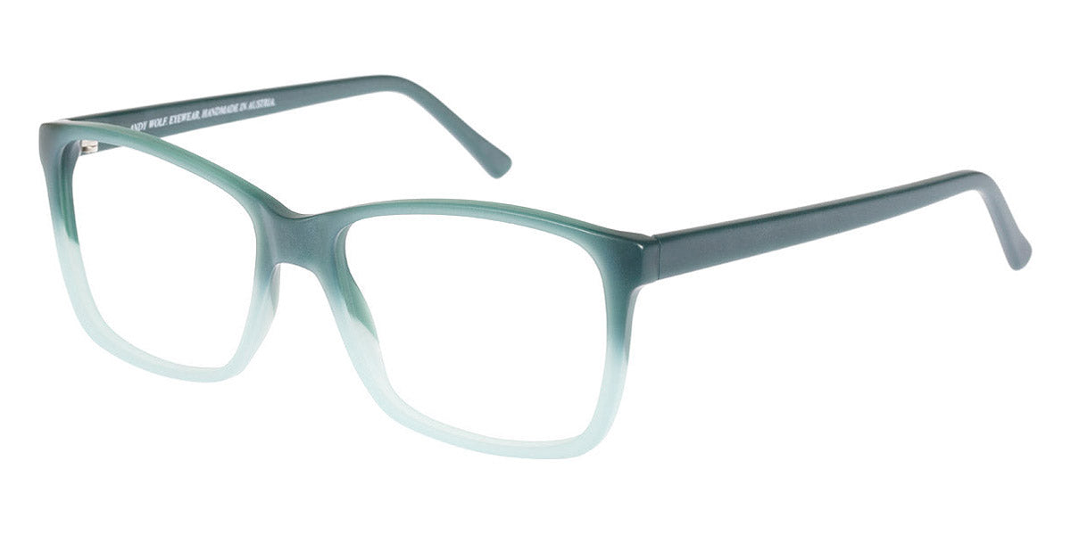 Andy Wolf® 5037 AW 5037 M 54 - Teal/White M Eyeglasses