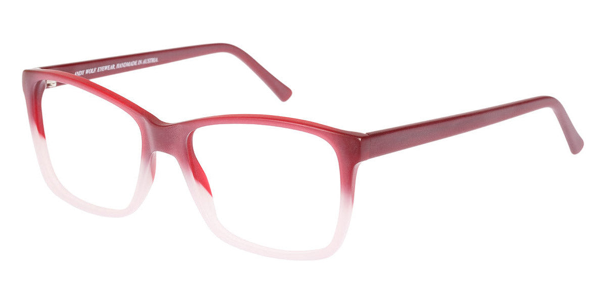 Andy Wolf® 5037 AW 5037 O 54 - Red/White O Eyeglasses