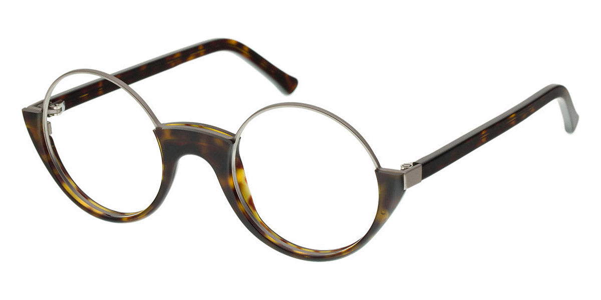 Andy Wolf® 5041 AW 5041 B 47 - Brown/Silver B Eyeglasses