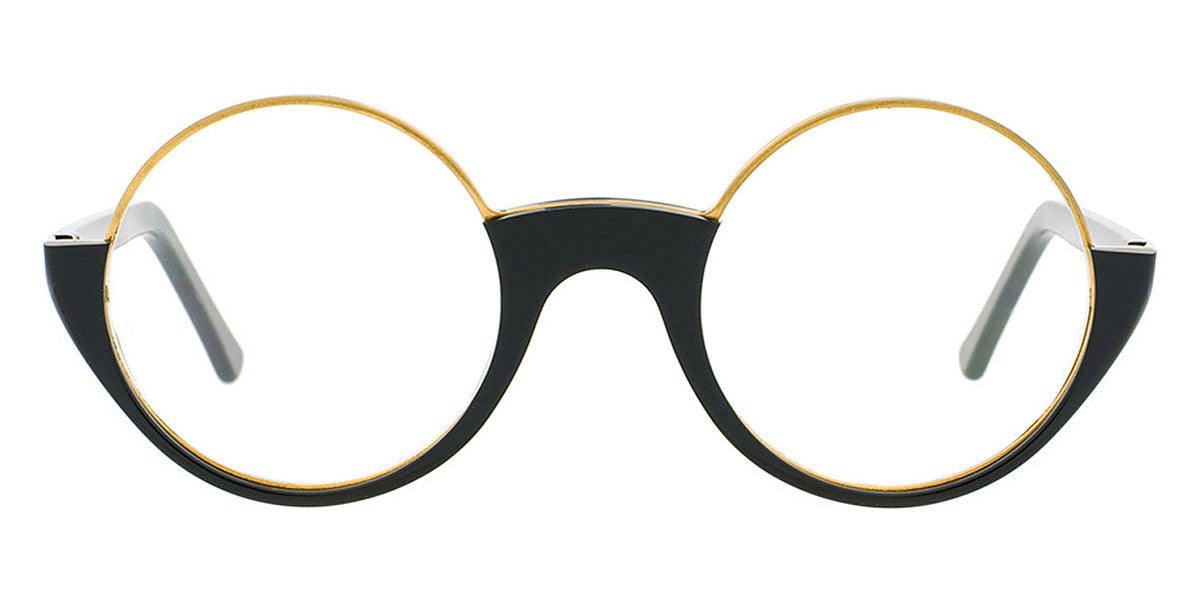 Andy Wolf® 5041 AW 5041 G 47 - Black/Gold G Eyeglasses