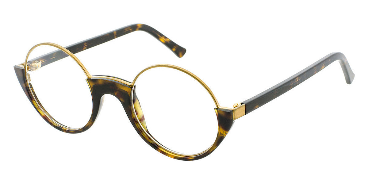 Andy Wolf® 5041 AW 5041 H 47 - Brown/Gold H Eyeglasses