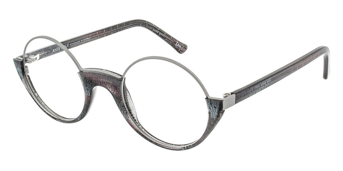 Andy Wolf® 5041 AW 5041 M 47 - Gray/Silver M Eyeglasses