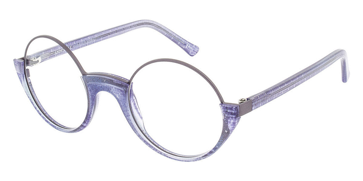 Andy Wolf® 5041 AW 5041 N 47 - Violet/Silver N Eyeglasses