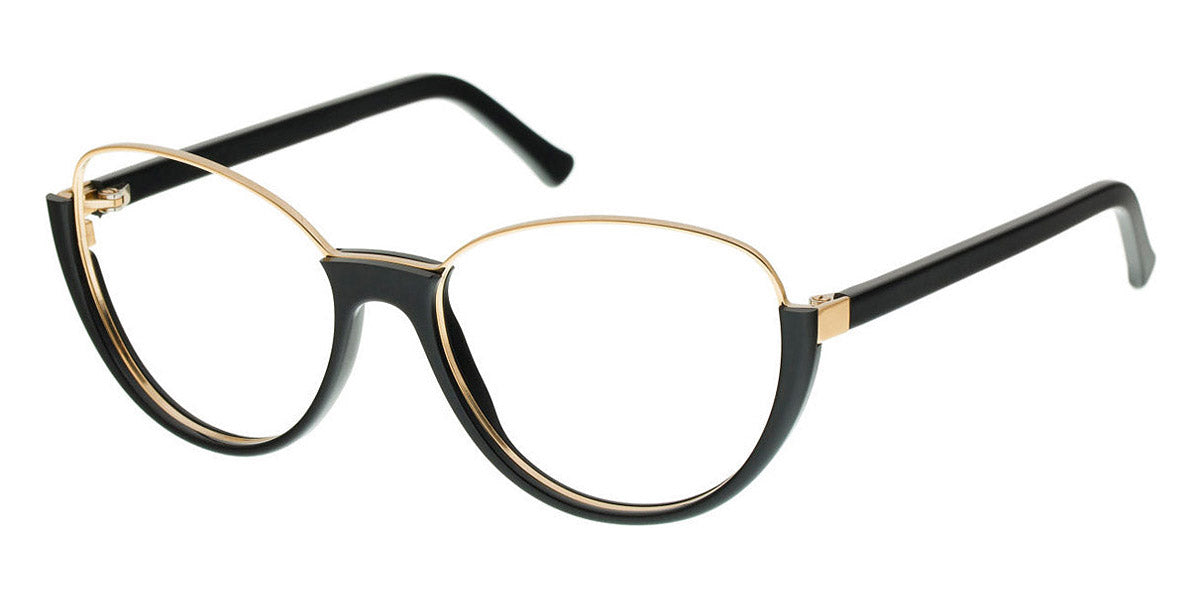 Andy Wolf® 5042 AW 5042 A 54 - Black/Gold A Eyeglasses