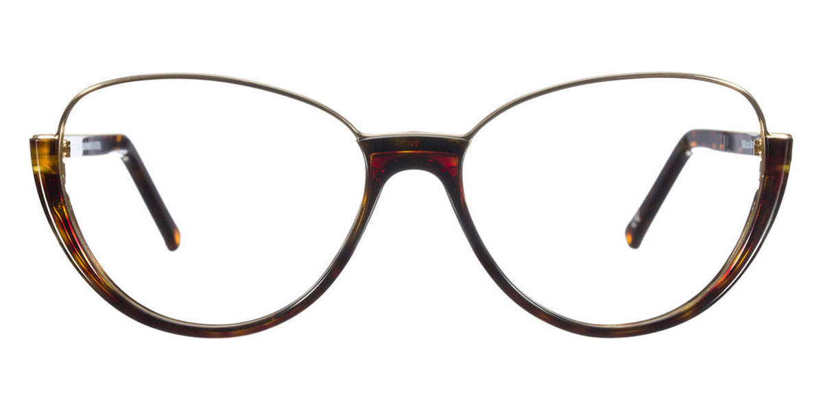 Andy Wolf® 5042 AW 5042 B 54 - Brown/Gold B Eyeglasses