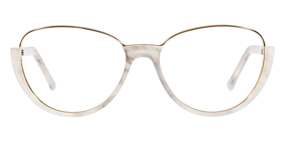 Andy Wolf® 5042 AW 5042 G 54 - White/Gold G Eyeglasses