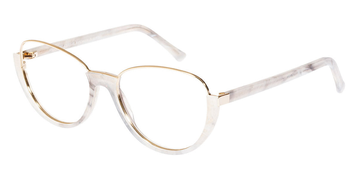 Andy Wolf® 5042 AW 5042 G 54 - White/Gold G Eyeglasses