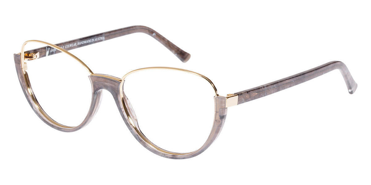 Andy Wolf® 5042 AW 5042 I 54 - Gray/Gold I Eyeglasses