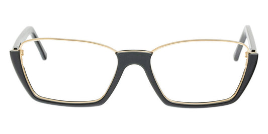 Andy Wolf® 5043 AW 5043 A 53 - Black/Graygold A Eyeglasses