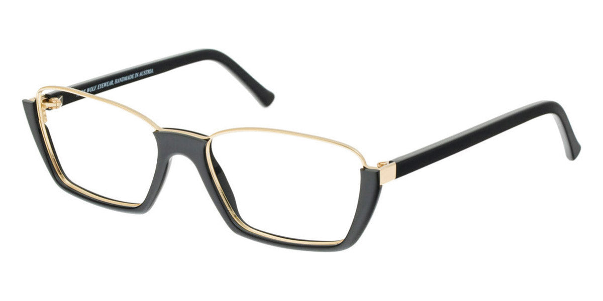 Andy Wolf® 5043 AW 5043 A 53 - Black/Graygold A Eyeglasses