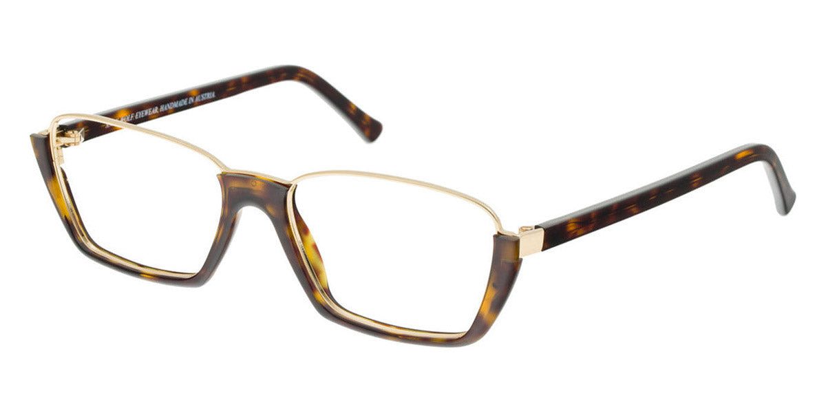 Andy Wolf® 5043 AW 5043 B 53 - Brown/Graygold B Eyeglasses