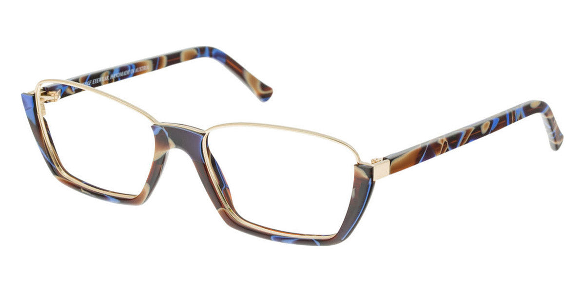 Andy Wolf® 5043 AW 5043 D 53 - Brown/Graygold D Eyeglasses