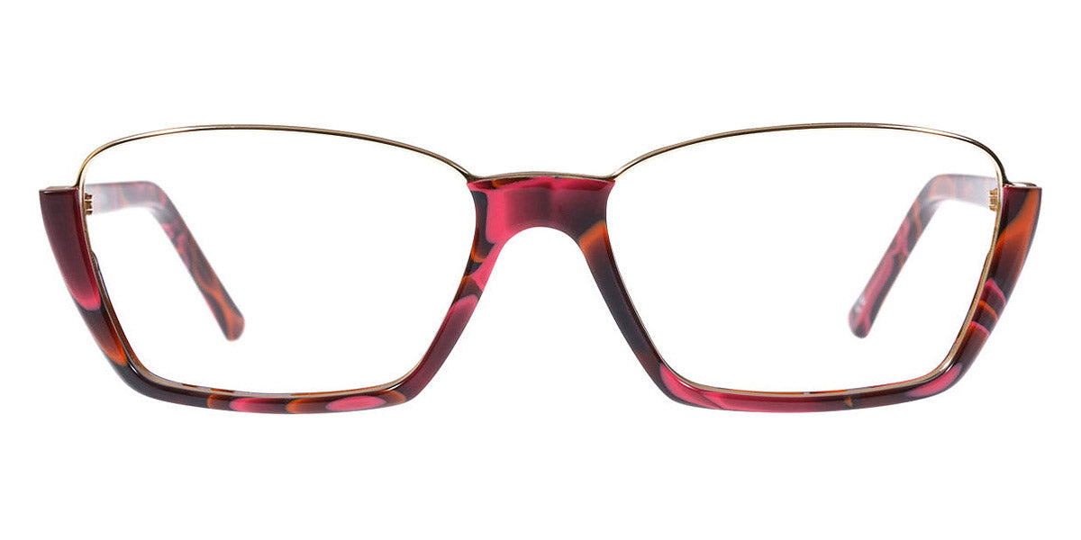 Andy Wolf® 5043 AW 5043 E 53 - Berry/Graygold E Eyeglasses