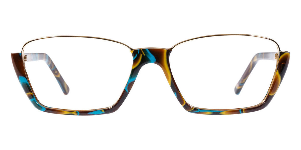 Andy Wolf® 5043 AW 5043 F 53 - Colorful/Graygold F Eyeglasses