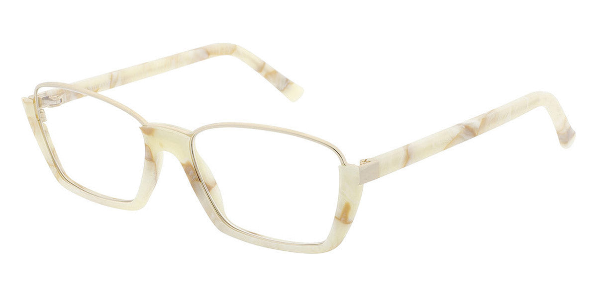 Andy Wolf® 5043 AW 5043 I 53 - Beige/Graygold I Eyeglasses