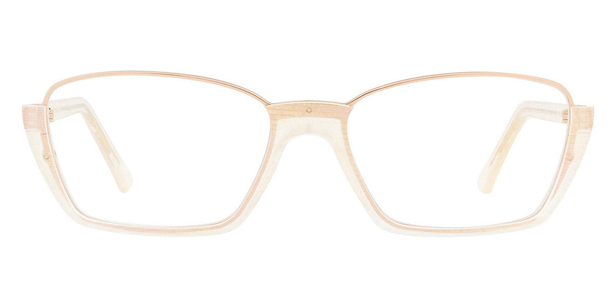 Andy Wolf® 5043 AW 5043 J 53 - Crystal/Rosegold J Eyeglasses