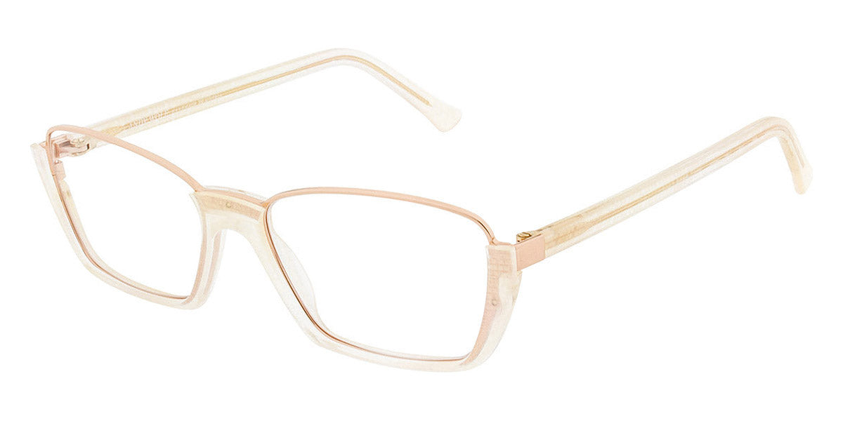 Andy Wolf® 5043 AW 5043 J 53 - Crystal/Rosegold J Eyeglasses