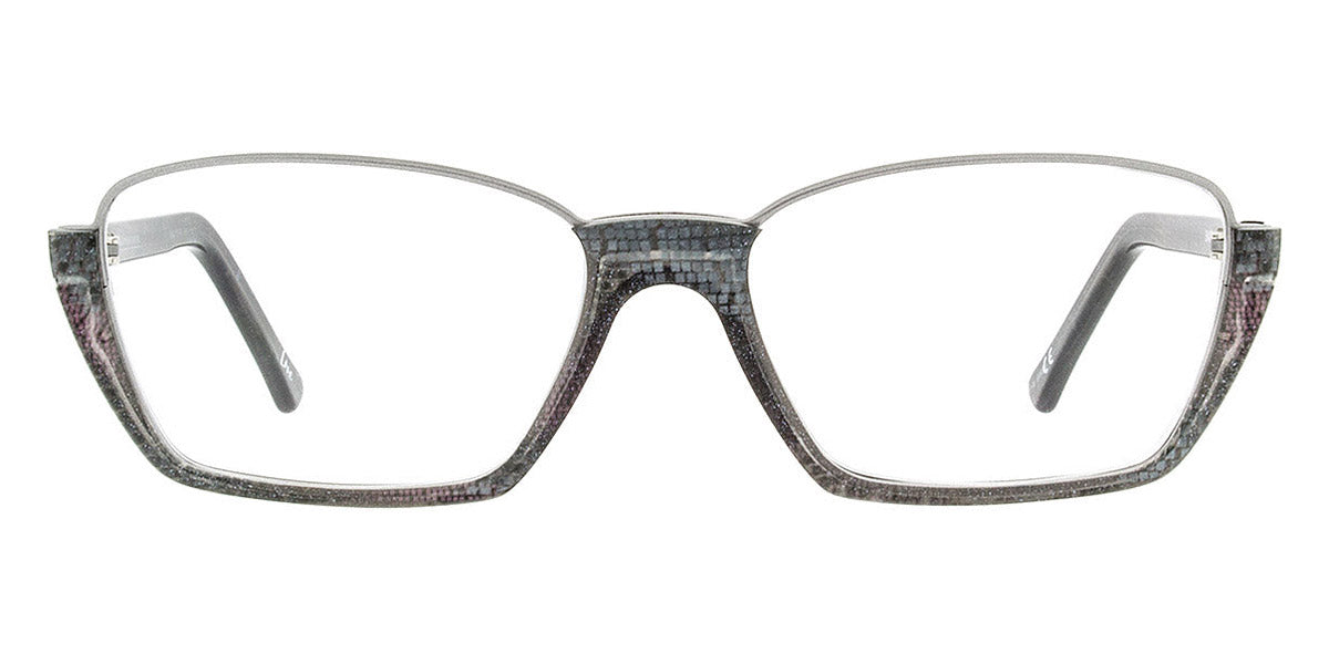 Andy Wolf® 5043 AW 5043 K 53 - Gray/Silver K Eyeglasses