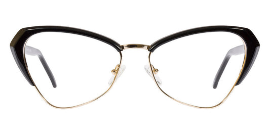 Andy Wolf® 5047 AW 5047 A 57 - Black/Gold A Eyeglasses