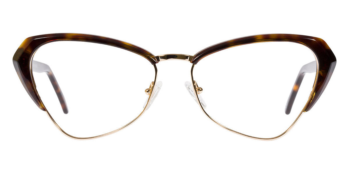 Andy Wolf® 5047 AW 5047 B 57 - Brown/Gold B Eyeglasses