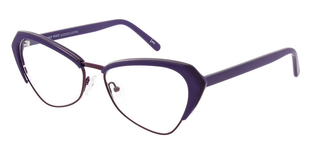 Andy Wolf® 5047 AW 5047 G 57 - Violet G Eyeglasses