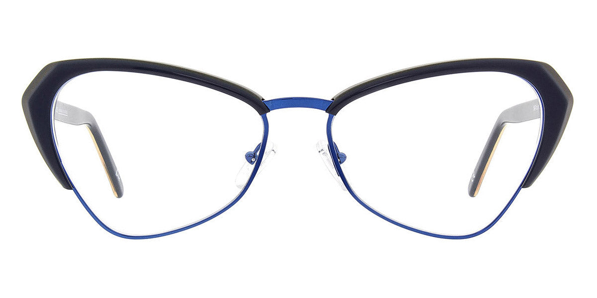 Andy Wolf® 5047 AW 5047 H 57 - Brown/Blue H Eyeglasses