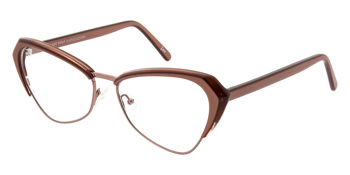 Andy Wolf® 5047 AW 5047 M 57 - Brown/Copper M Eyeglasses