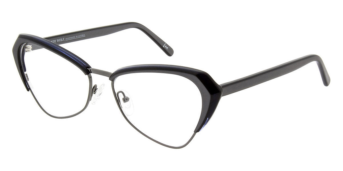 Andy Wolf® 5047 AW 5047 P 57 - Black/Gun P Eyeglasses