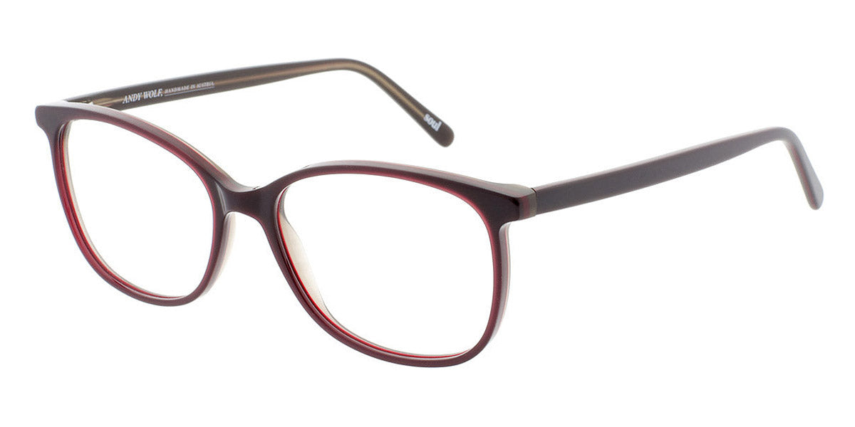 Andy Wolf® 5051 AW 5051 1 54 - Berry 1 Eyeglasses