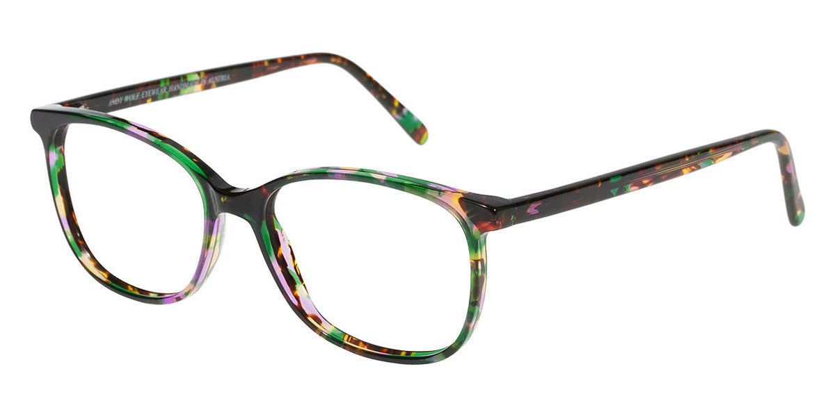 Andy Wolf® 5051 AW 5051 D 54 - Green/Violet D Eyeglasses