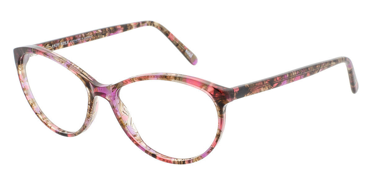 Andy Wolf® 5056 AW 5056 L 54 - Pink/Brown L Eyeglasses