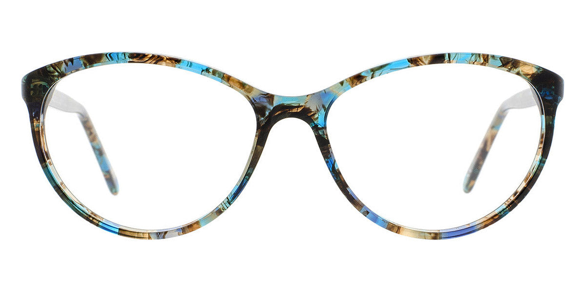 Andy Wolf® 5056 AW 5056 P 54 - Blue/Brown P Eyeglasses