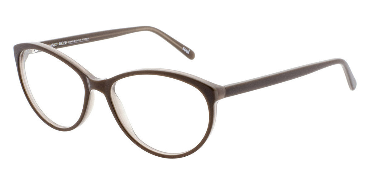 Andy Wolf® 5056 AW 5056 T 54 - Brown T Eyeglasses