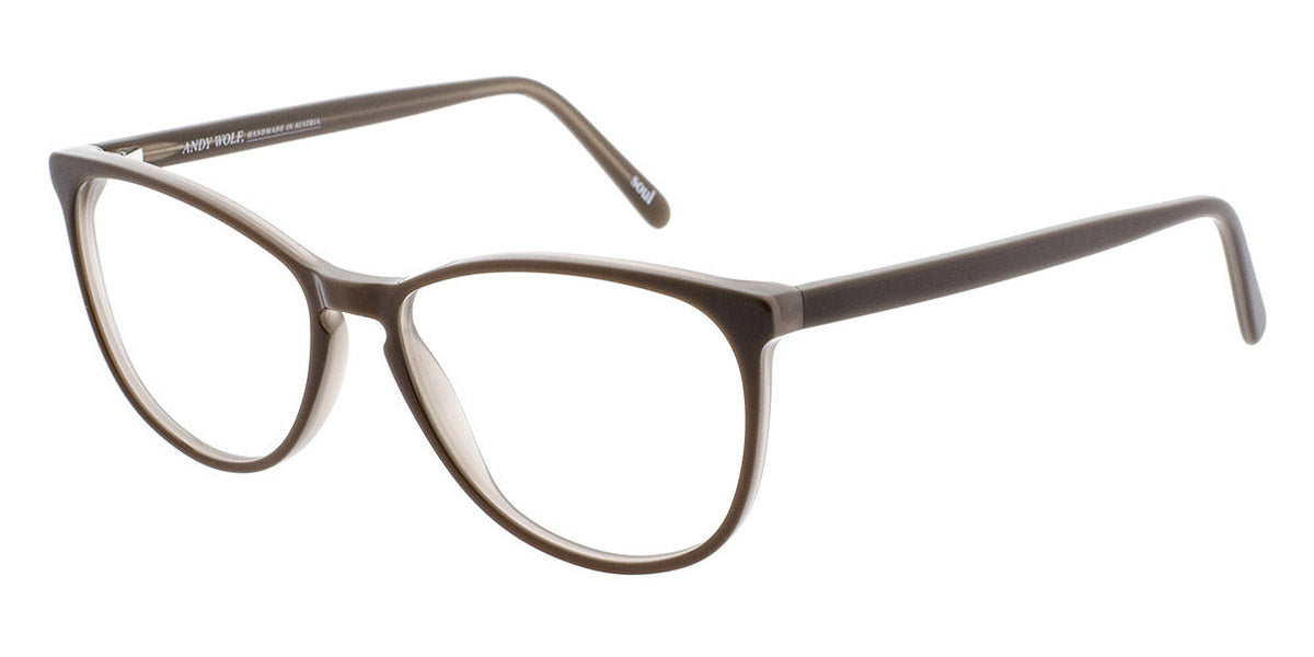 Andy Wolf® 5066 AW 5066 I 53 - Brown/Gray I Eyeglasses