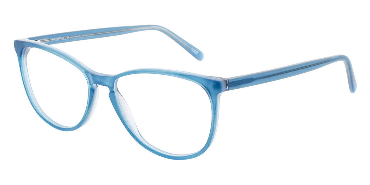 Andy Wolf® 5066 AW 5066 M 53 - Blue M Eyeglasses