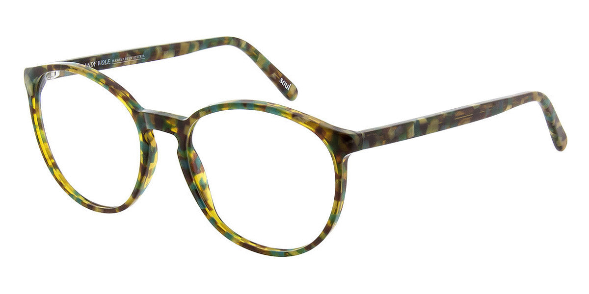 Andy Wolf® 5067 AW 5067 19 52 - Green/Brown 19 Eyeglasses