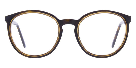 Andy Wolf® 5067R AW 5067R 02 51 - Brown/Yellow 02 Eyeglasses