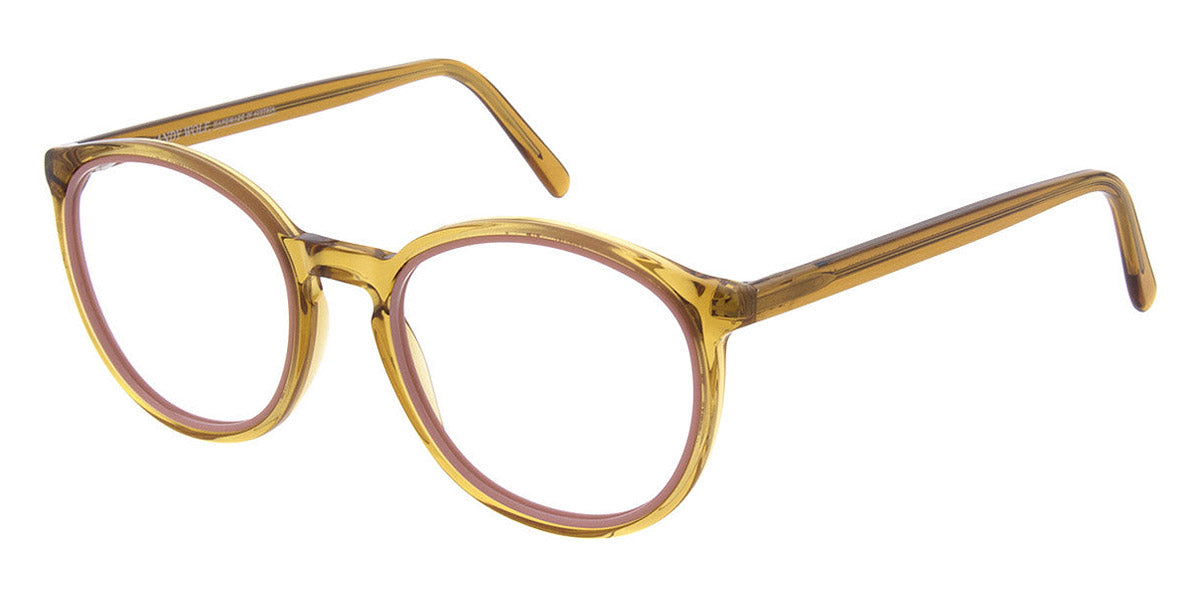 Andy Wolf® 5067R AW 5067R 04 51 - Yellow/Pink 04 Eyeglasses