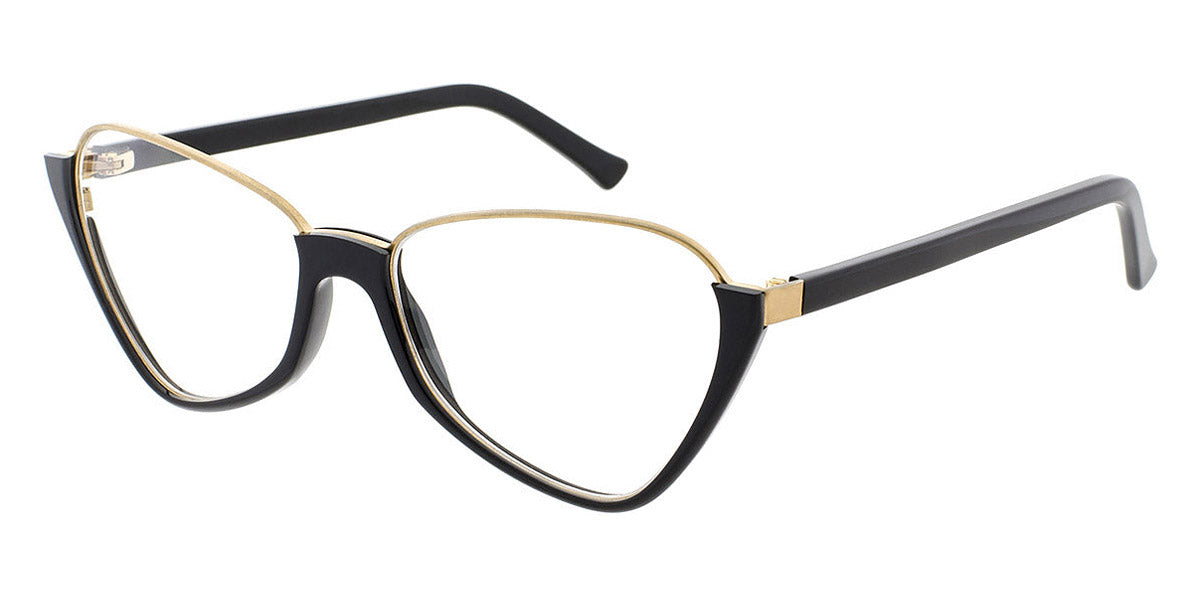 Andy Wolf® 5070 AW 5070 A 57 - Black/Gold A Eyeglasses