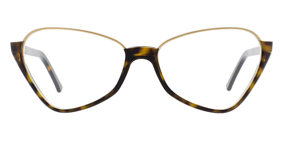 Andy Wolf® 5070 AW 5070 B 57 - Brown/Gold B Eyeglasses