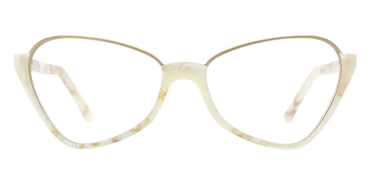 Andy Wolf® 5070 AW 5070 C 57 - White/Gold C Eyeglasses