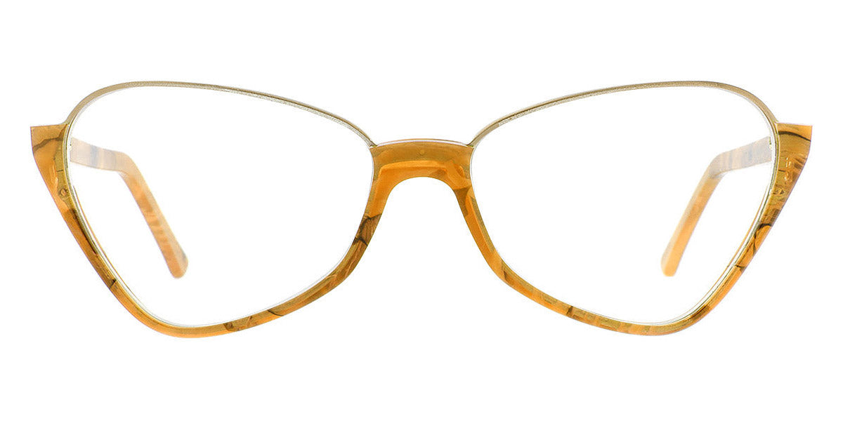 Andy Wolf® 5070 AW 5070 E 57 - Yellow/Graygold E Eyeglasses