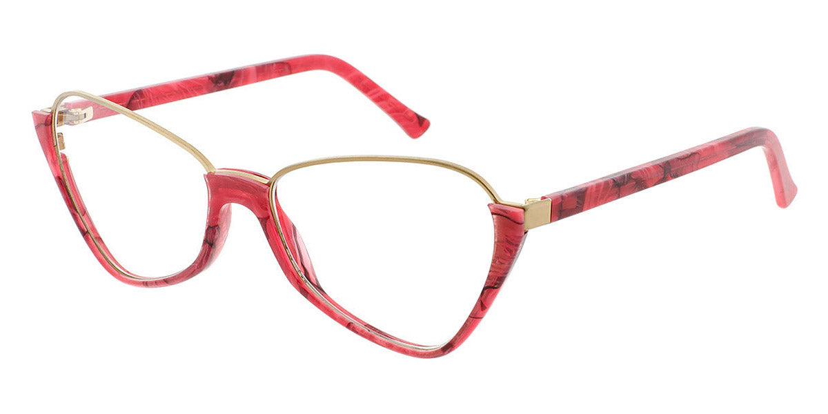 Andy Wolf® 5070 AW 5070 F 57 - Berry/Gold F Eyeglasses